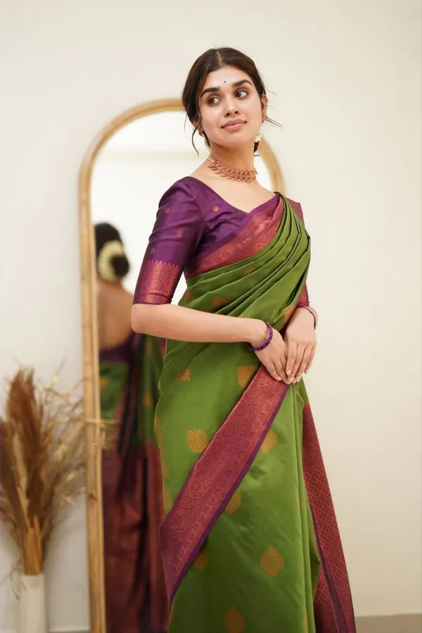GREEN_PURE_BANARASI_SAREE